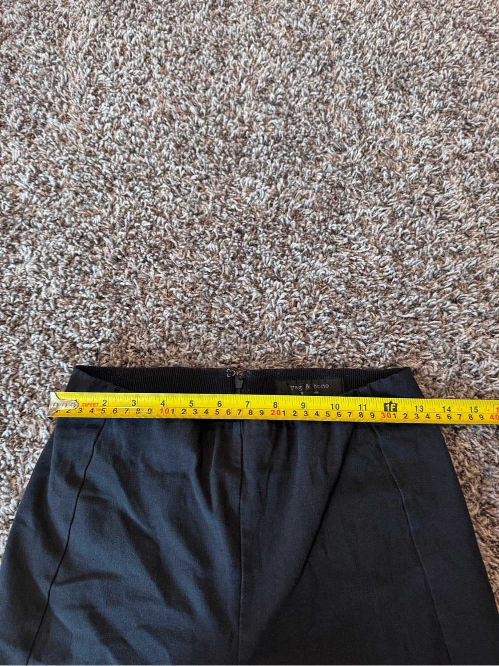Rag & Bone Simone Equestrian Slim Ankle Pants Black Ponte 4 $295 - Picture 9 of 11